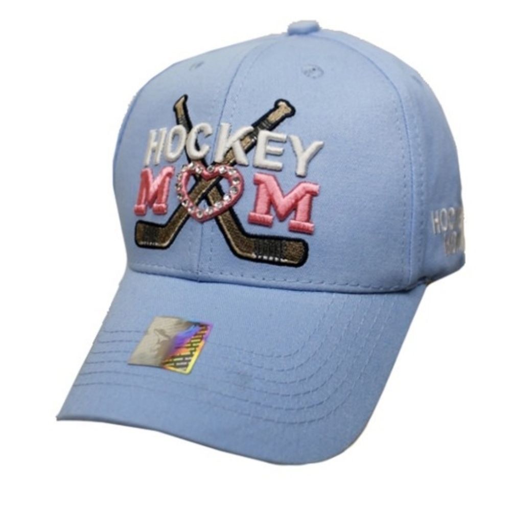 Hockey Baseball Cap Hockey Mom Hockey Hat Hockey Stick NEW